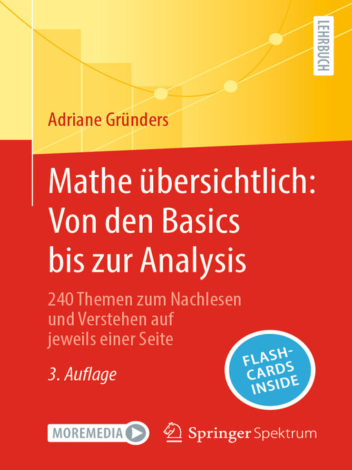 Title details for Mathe übersichtlich by Adriane Gründers - Available